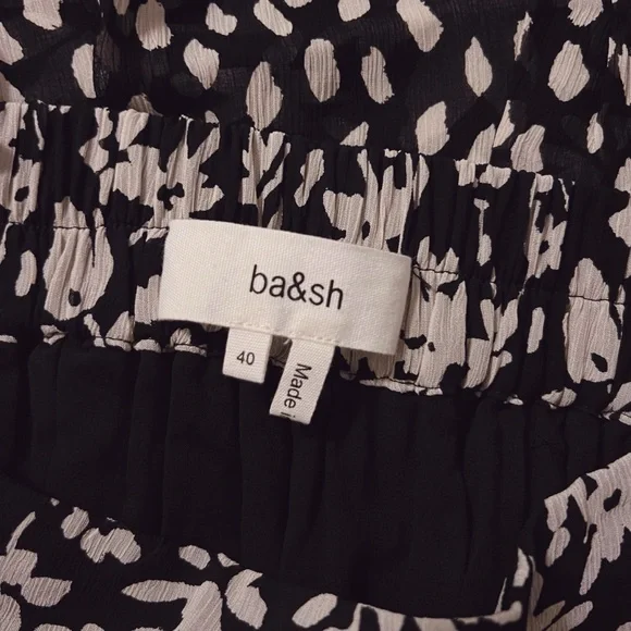 NWT BA&SH Jupe Floral Tiered Midi Skirt Size 40 - Picture 7 of 12